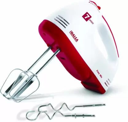 Inalsa Easy Mix Mixer 250 W Hand Blender  (Red, White) Inalsa Easy Mix Mixer 250 W Hand Blender  (Red, White)